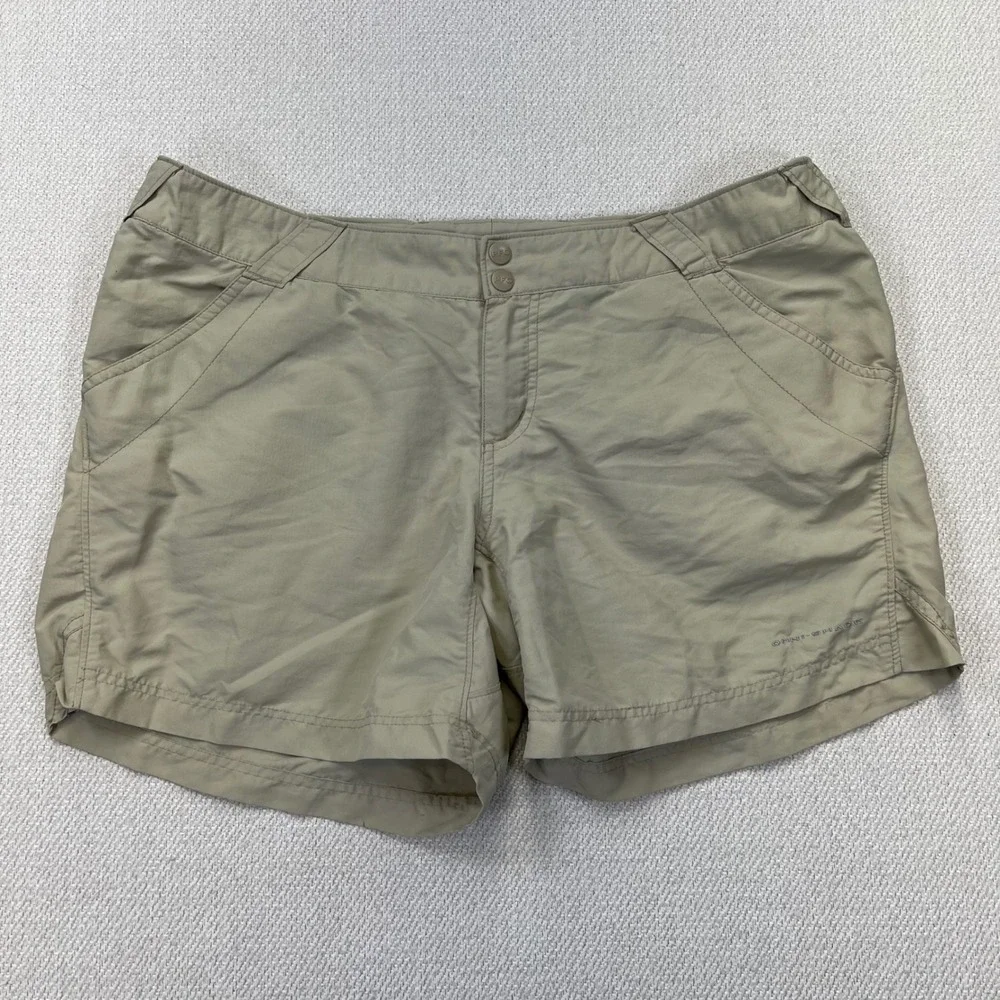 Columbia PFG Women's XL‎ Tan Omni-Shade Nylon Hiking Outdoor Utility Gorpcore